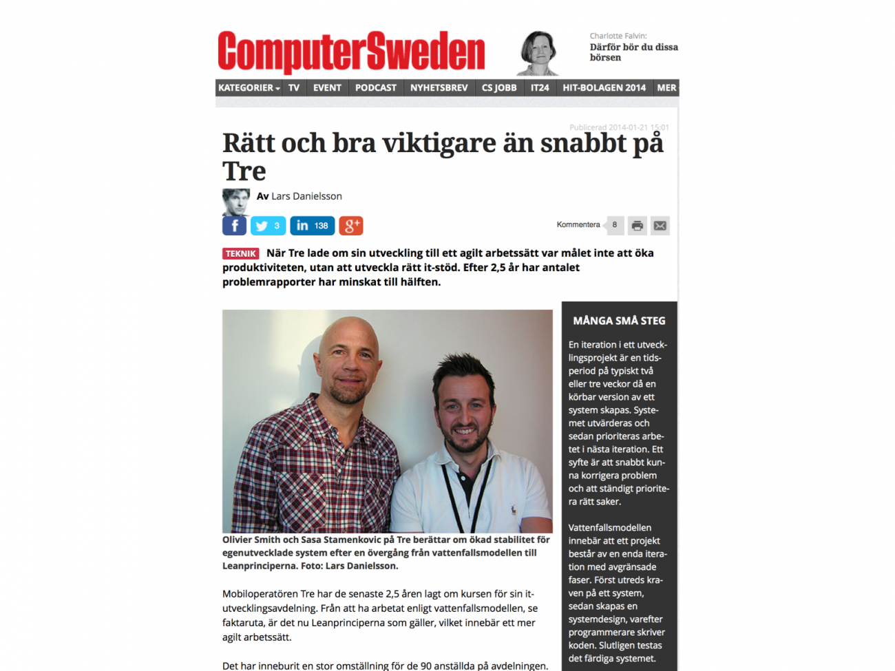 SASA @ COMPUTER SWEDEN